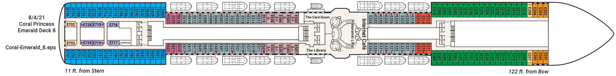 Deck 8 - Emerald plan